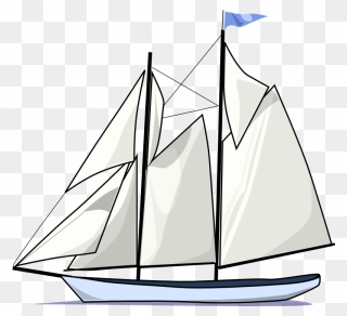 Sailing Ship Clip Art - Sailboat Clip Art - Png Download