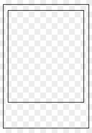 Polaroid Clipart Rectangular, Picture - Symmetry - Png Download