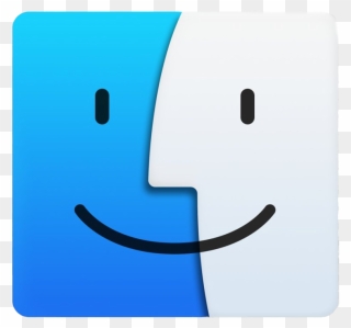Macos Transparent - Mac Finder Icon Png Clipart
