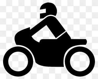 Sign, Black, Symbol, Cartoon, Transportation, Bike - Motorcycle Icon Clipart