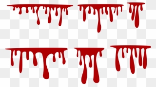 Paint Drip Blood - Dripping Png In Vector Clipart