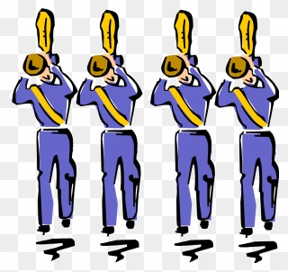 Free Marching Band Clipart - Clipart Marching Band - Png Download