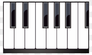 Musical Keyboard Piano - Keyboard Vector Png Free Clipart