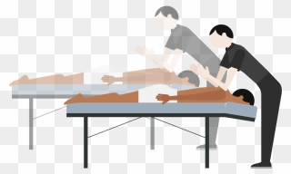 Back To Back Massage In Any Massage Technique - Couples Massage Clipart Transparent - Png Download