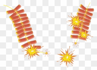 Diwali Firecrackers Png Transparent Background - Chinese New Year Firecracker Cartoon Clipart