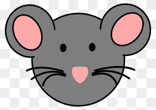 Mammal Clipart Animal Heads - Mouse Clipart Face - Png Download