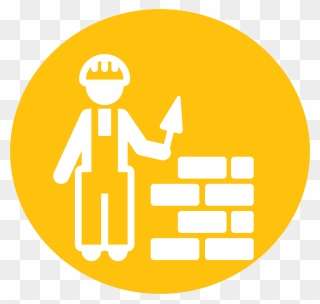 Mason Clipart Worker - Construction Icon Png Transparent Png
