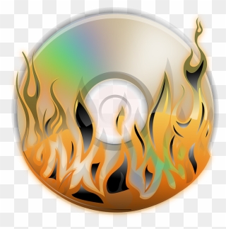 Compact Disk Clipart Transparent - Burn Cd Png