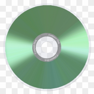 Dvd Clipart Stack - Transparent Background Green Cd - Png Download