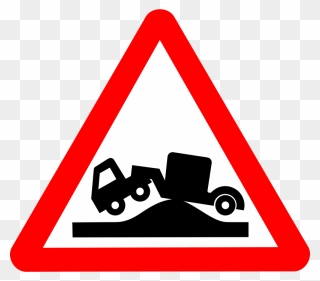 Roadsign Grounded - Road Sign Lorry Hump Clipart