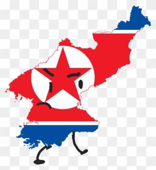 Transparent Korea Flag Clipart - North Korea The Country - Png Download