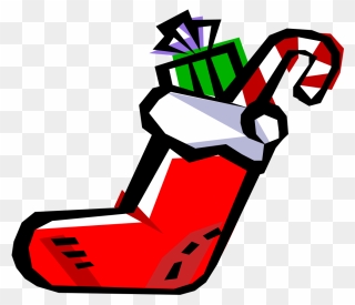 Christmas Stocking Clip Art - Png Download