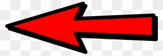 Red Arrow Left Transparent Clipart