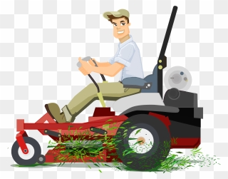 Make A Sensible To-do List - Mowing Grass Clip Art - Png Download