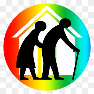 Symbol Old Age Home Logo Clipart