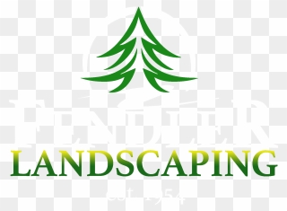 Fendler Landscaping Arnold Logo White - Christmas Tree Clipart