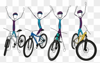 Hybrid Bicycle Clipart
