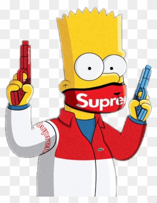 Freetoedit - Bart Simpson With Gun Clipart