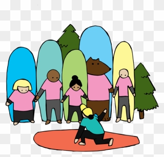 Weekend Warrior - Surf Sister Animation Clipart