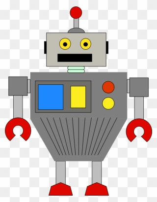 Angle,machine,line - Cartoon Robot Computer Clipart
