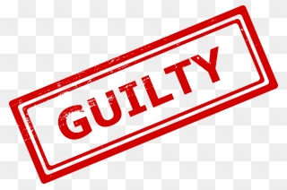Guilty Stamp Png - Transparent Background Guilty Stamp Clipart