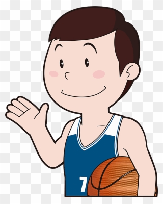 Sports Basketball Player Clipart - Cartoon Images News Reporter - Png Download