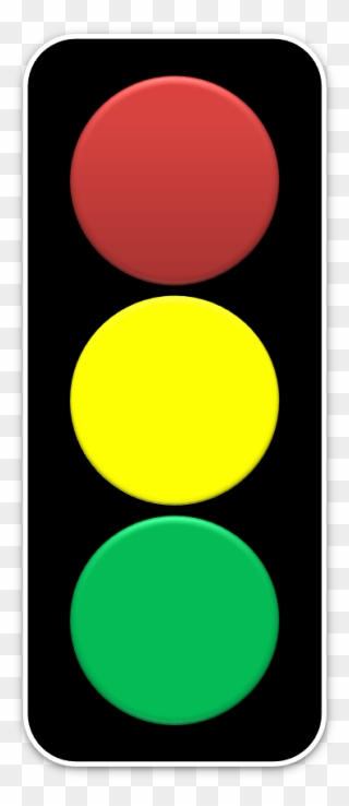 Stoplight Clipart - Red Yellow Green Dots - Png Download