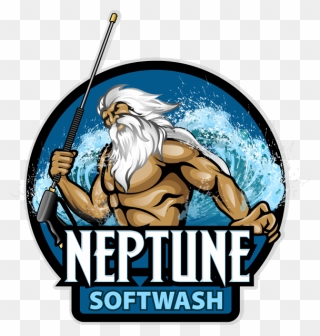 Neptune Soft Wash - Illustration Clipart