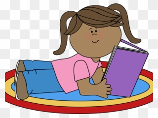 Student Reading Clip Art - Png Download