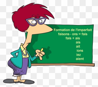 Imperfect Indicative Tense - Teacher Clipart English Lesson - Png Download