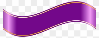 Banner Purple Ribbon Png Clipart
