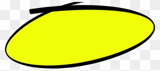 Circle Clipart Yellow - Circle Hand Writing Png Transparent Png