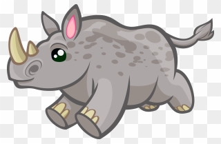 Free To Use & Public Domain Animals Clip Art - Clip Art Rhinos - Png Download