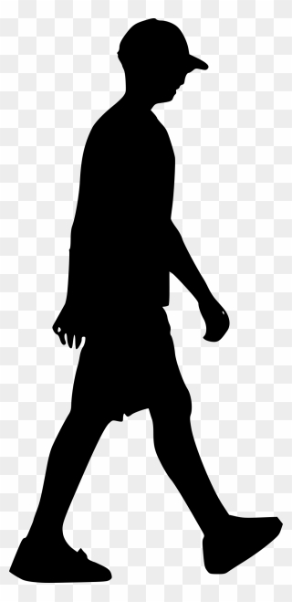 10 Man Walking Silhouette - Silhouette Of Man Walking Clipart