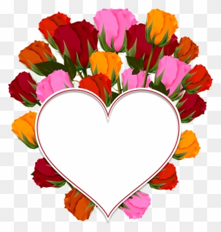 Hearts Clipart Bouquet - Love Flower Png Hd Transparent Png