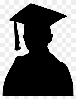 Graduate Silhouette - Graduation Silhouette Clipart