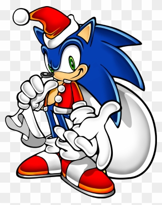 Sonic The Hedgehog Clipart Sonic Adventure - Christmas Sonic The Hedgehog - Png Download