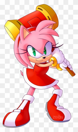 Sonic The Hedgehog Clipart Transparent - Amy Rose - Png Download