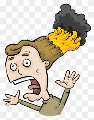 Is Your Customer S - Someones Hair On Fire Clipart