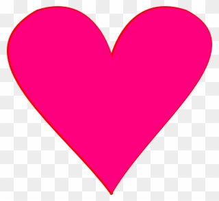 Transparent Pink Heart Png Clipart