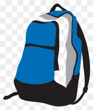 Cartoon Backpack Transparent Background Clipart