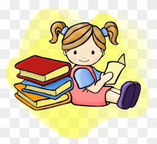 Reading Book Clip Art - Png Download