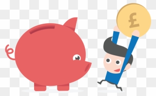 Budgeting Aquarius Piggy - Budget Clipart - Png Download