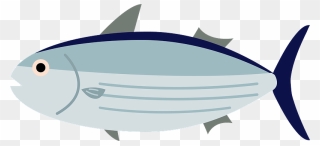 Skipjack Tuna Fish Clipart - Png Download