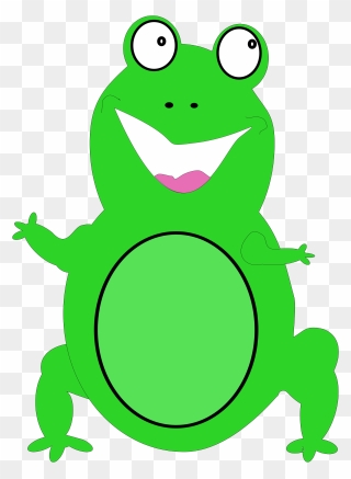 Happy Frog Clipart - Related To Green Colour - Png Download