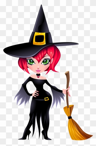Pin By Yolanda Perez - Happy Birthday Halloween Witch Clipart