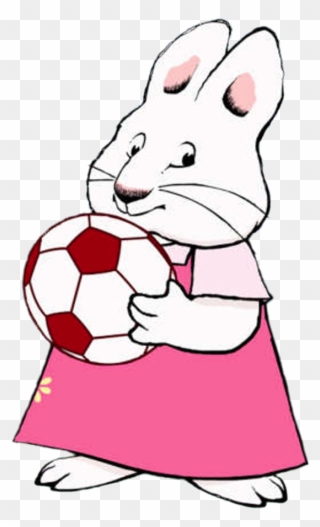 Ruby Playing With Football - Max And Ruby Feet Clipart