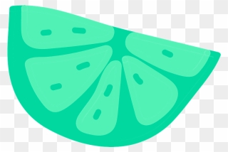 Slice Of Lime Clipart - Png Download