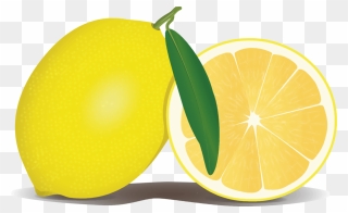 Seedless Fruit,persian Lime,lemon - Lemon Clipart Png Transparent Png