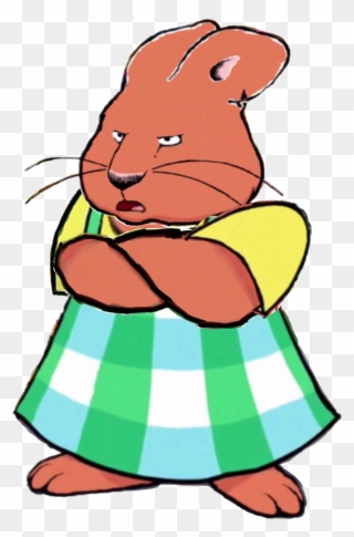 Max And Ruby Character Angry Louise - Max And Ruby Mad Clipart